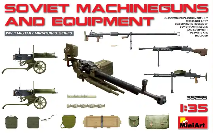 Preț redus Miniart 35255 - Soviet Machineguns & Equipment 1 35