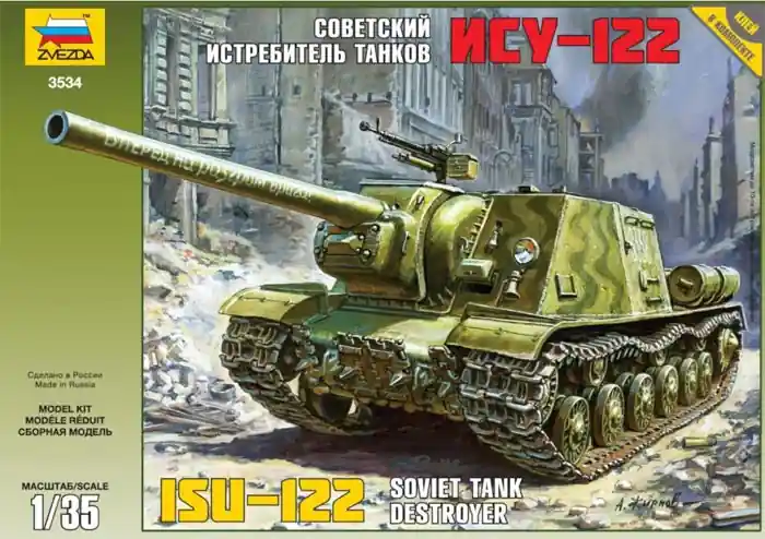 Zvezda 3534 - 1 35 ISU-122 Super ofertă