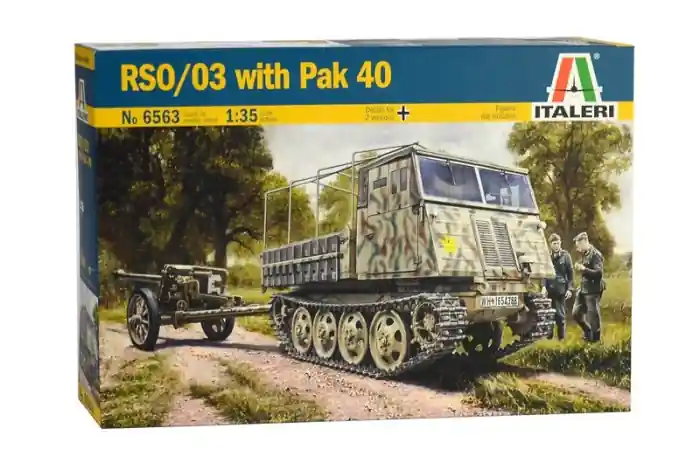 Italeri 6563 - 1 35 RSO/03 with PAK 40 Reducere de preț