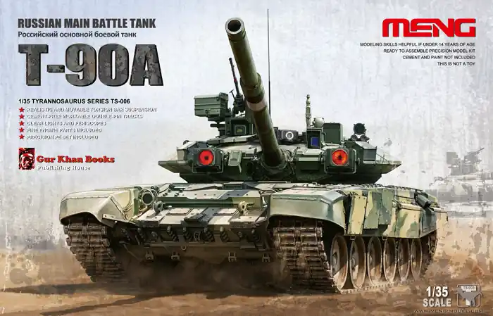 MENG TS-006 - 1 35 Russian T-90A Main Battle Tank Ieftin