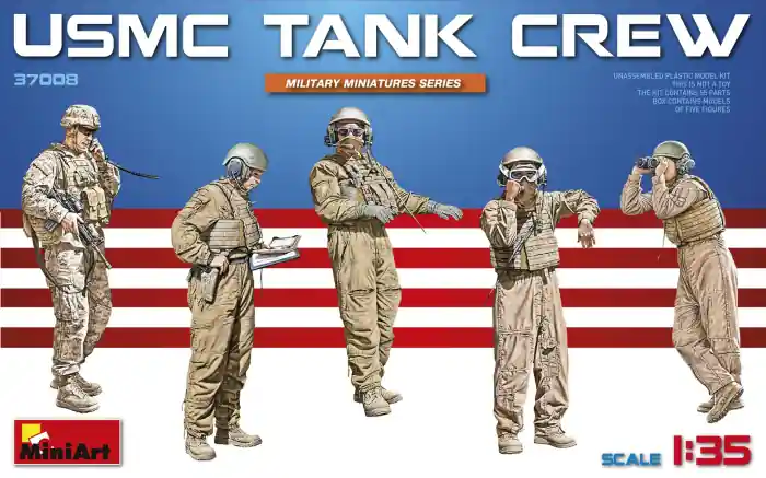 Chilipir Miniart 37008 - USMC Tank Crew - 5 figures 1 35