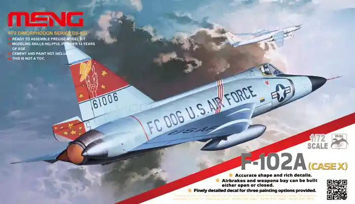 MENG DS-003 - 1 72 F-102A (Case X) Preț redus
