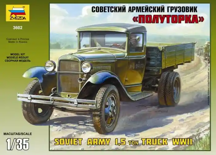 Zvezda 3602 - 1 35 GAZ-AA Soviet Army Truck Preț redus