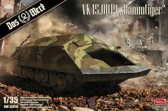Doar azi Das Werk 35018 - 1 35 VK45.01(P) "Rammtiger"