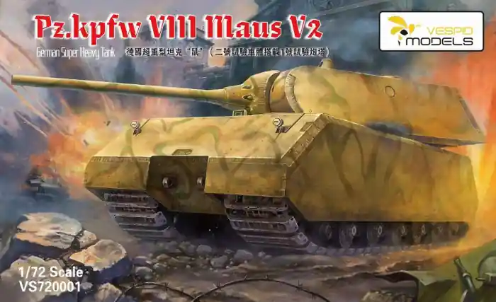Cel mai vândut Vespid Models VS720001 - 1 72 Maus V2