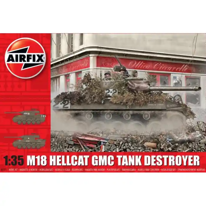 Reduceri Airfix 1371 - 1 35 M-18 Hellcat GMC Tank Destroyer
