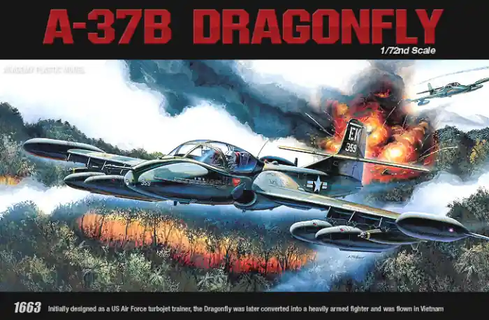 Academy 12461 - 1 72 A-37B Retur ușor