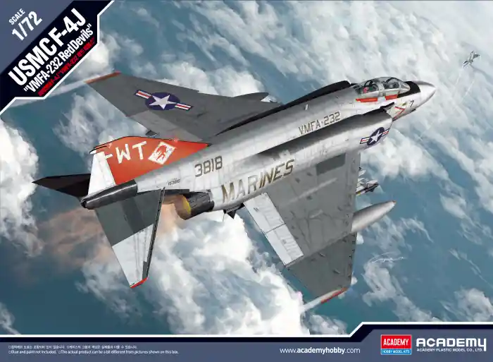 Academy 12556 - 1 72 USMC F-4J "VMFA-232 Red Devils" Expediere rapidă