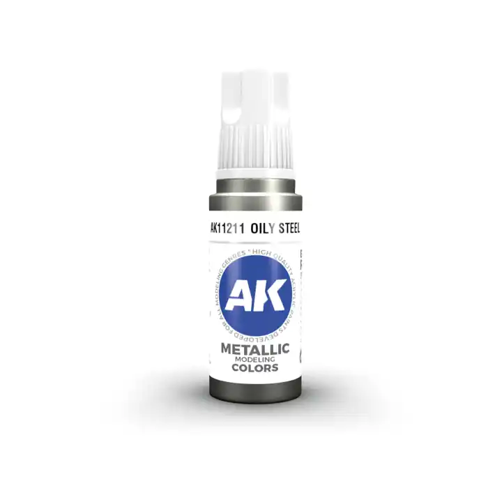 Calitate înaltă Ak Interactive 11211 - Oily Steel 17ml