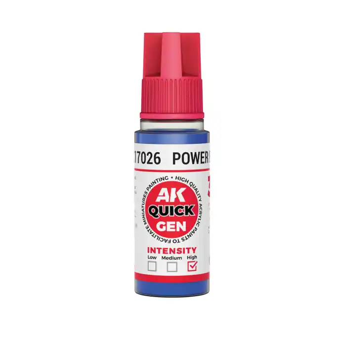 AK Interactive 17026 - Power Blue 18 ml - Quick Gen Calitate înaltă