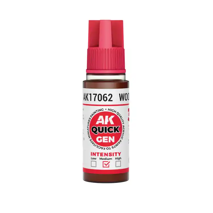 Comandă acum AK Interactive 17062 - Wood 18 ml - Quick Gen