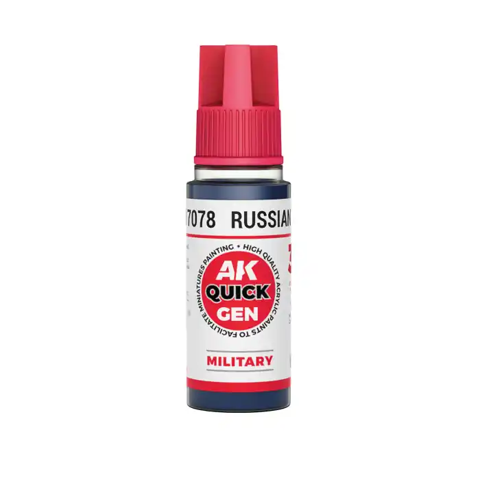 Comandă acum AK Interactive 17078 - Russian Blue 18 ml - Quick Gen