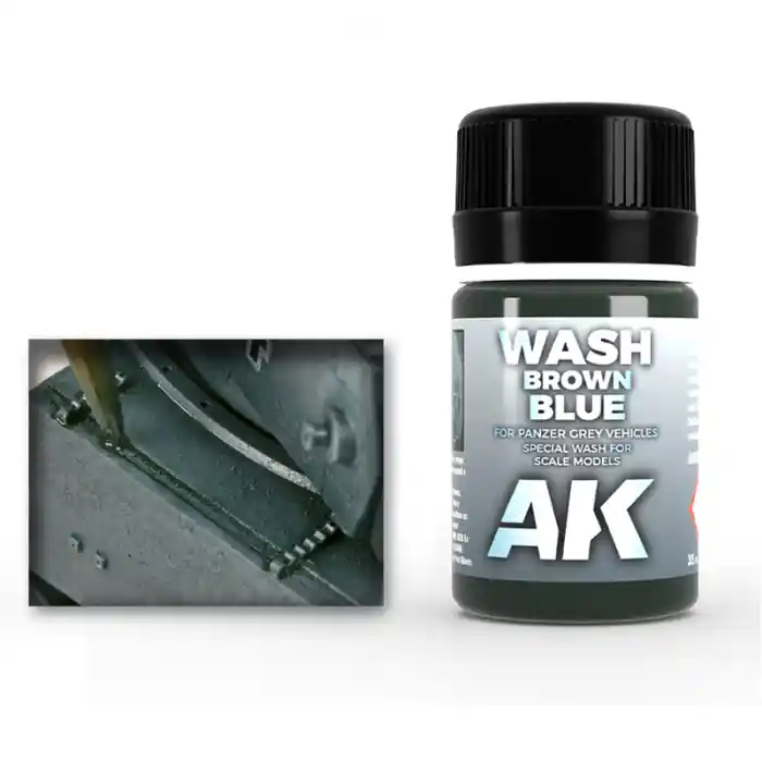 AK Interactive 070 - Wash For Panzer Grey Vehicles Nu rata