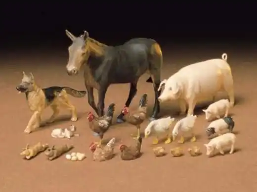 Reducere extra TAMIYA 35128 - 1 35 Livestock Set
