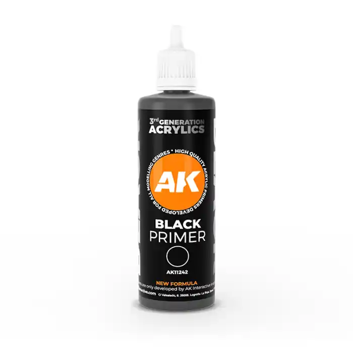 Preț redus Ak Interactive 11242 - Black Primer 100 ML