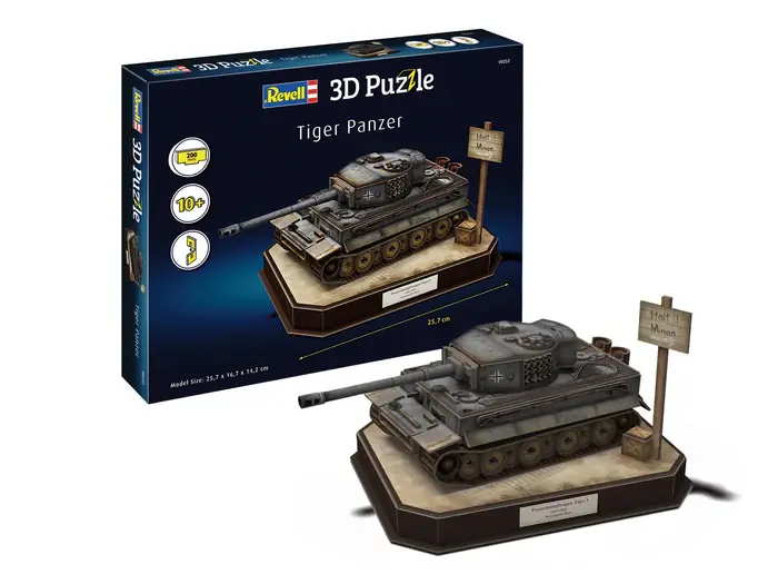 Ofertă exclusivă Revell 00252 - 1 35 - TIGER I - German Tank Revell 3D Puzzle