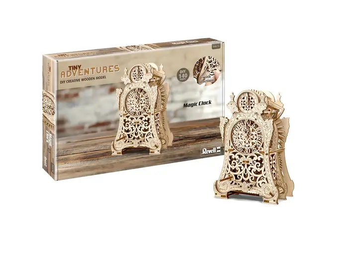 Preferatul clienților Revell 00616 - Puzzle 3D Magic Clock Tiny Adventures