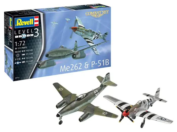 Super ofertă Revell 03711 - 1 72 - Combat Set Me262 & P-51B