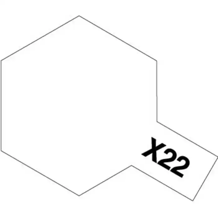 Ofertă Tamiya 81022 - X-22 Clear - Acrylic Paint (Clear) 23 ml