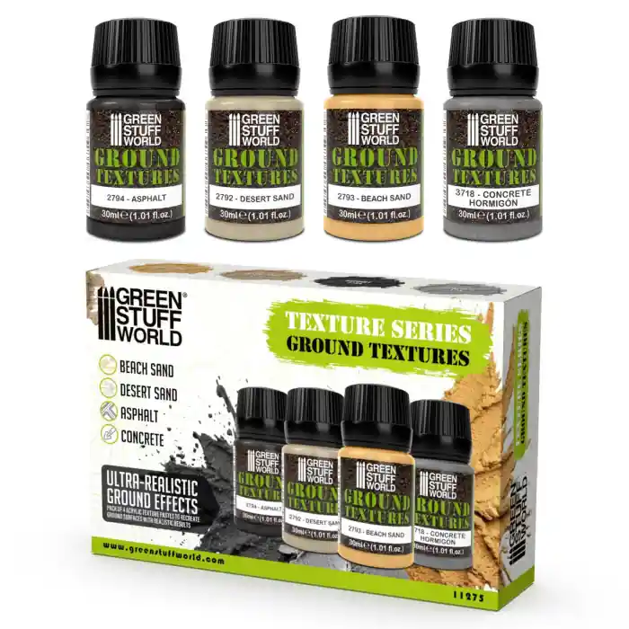 GSW - Ground Textures Set 30ml (Pack x4) Chilipir
