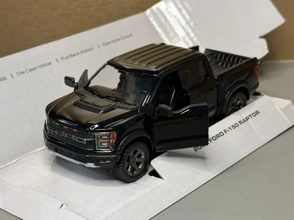 Retur gratuit Macheta auto Ford F150 Raptor 2022 Black