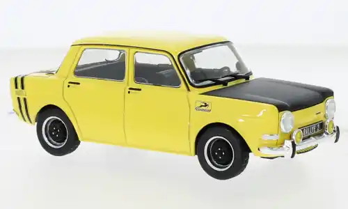 Simca 1000 Rallye 2 yellow/mattblack 1970 scala 1/24 Ultima șansă