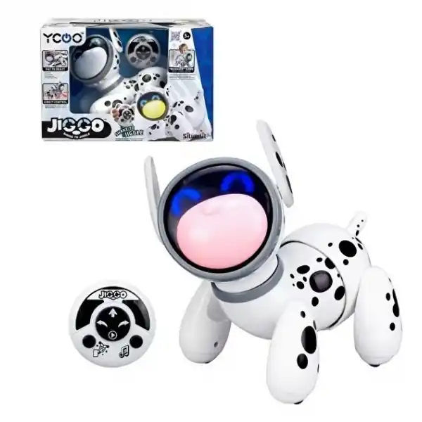 Bestseller Robot cu Telecomandă Silverlit „Jiggo”, Căţeluş Interactiv cu LED şi Sunete pentru Copii