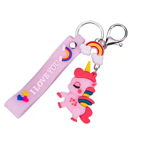Premium Breloc Unicorn, Roz