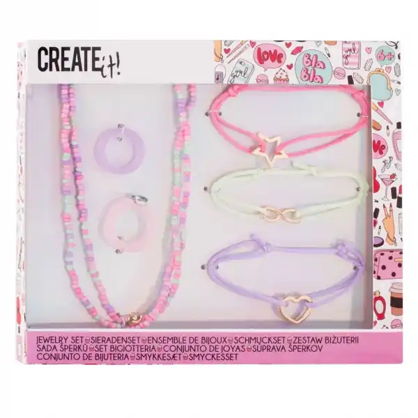 Set Accesorii pentru Copii, Create It!, Model Inimă, Stea, Infinit Disponibil imediat