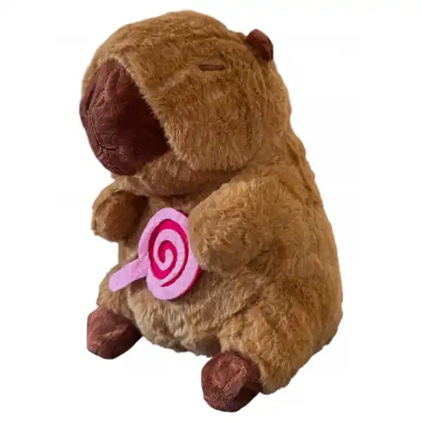 Jucărie de Plus pentru Copii ,Capibara, Model Bomboană, 20 cm Reducere