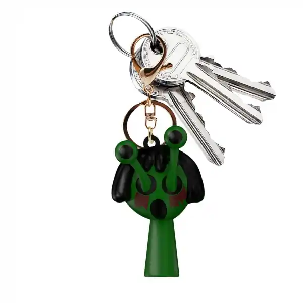 Figurina Breloc Sprunki, verde/verde inchis , 6cm Popular