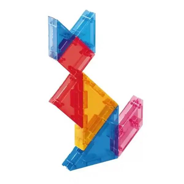 Cumpără acum Joc magnetic Tangram, 7 piese magnetice, forme geometrice, 3 ani, eva, abs, magnet, 10.5 x 10.5 x 2.2 cm, Multicolor