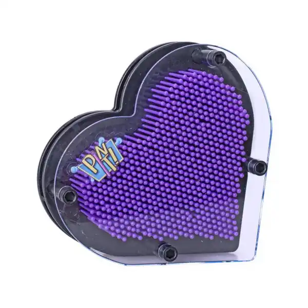 Reducere specială Tablou interactiv 3D, forma de inima, Mov, 13 cm