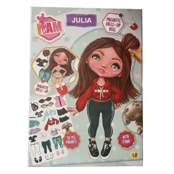 Set magnetic Dress-up Doll, Julia Reducere