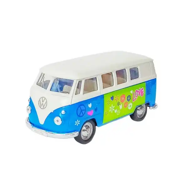 Macheta metalica Volkswagen 1962, 12 cm, Albastru Comandă acum