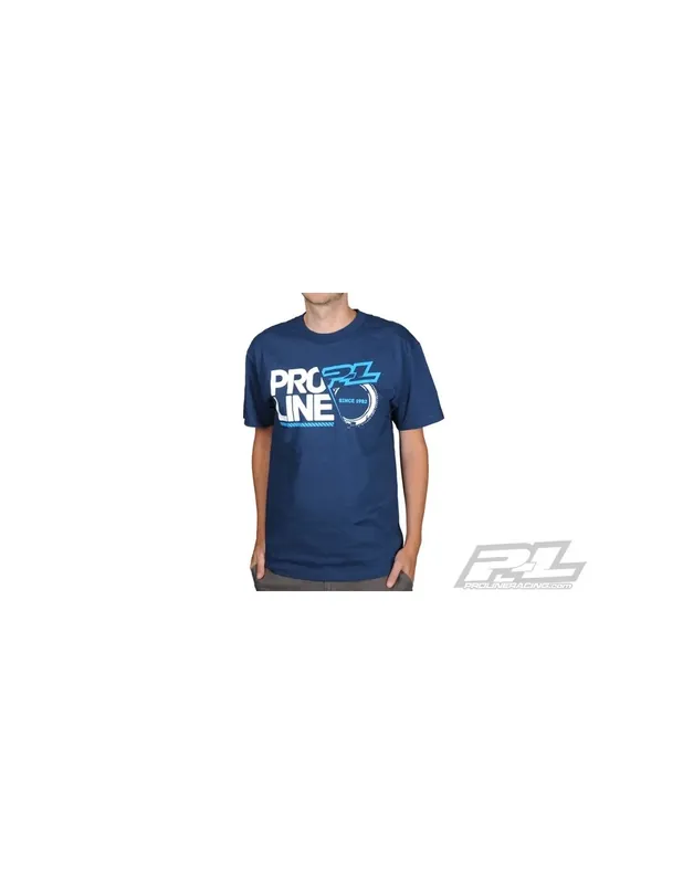 Tricou Pro-Line Stacked Dark Blue T-Shirt - Small Chilipir