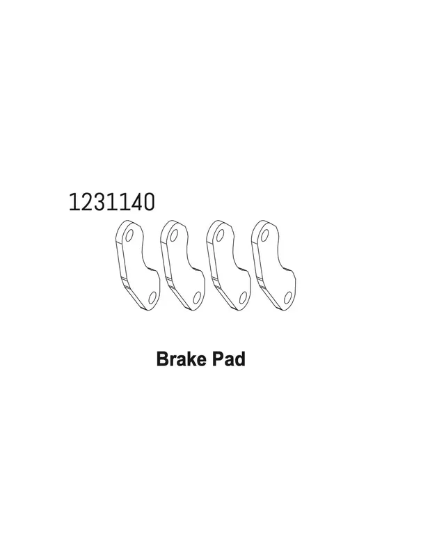 Ofertă de sezon Placute frana Absima CR4.4 Wolf 1231140