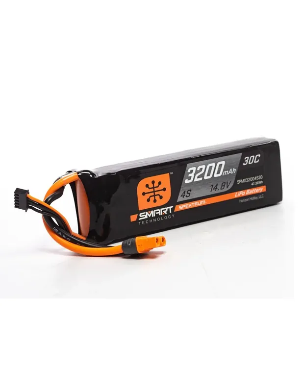 Acumulator LiPo Spektrum Smart 4S 3200mAh 30C IC3 SPMX32004S30 Cumpără online