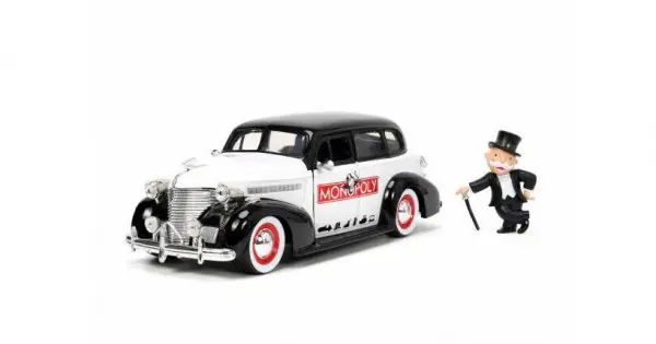 Macheta auto Chevrolet Master Mr. Monopoly, 1939, 1 24 Jada Premium