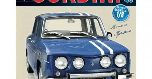 Popular Macheta auto Renault 8 Gordini KIT Nr.43, scara 1 8 Eaglemoss