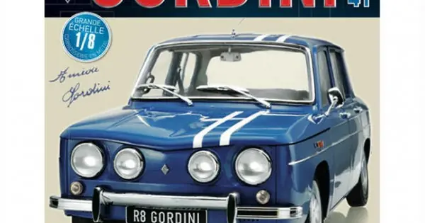 Macheta auto Renault 8 Gordini KIT Nr.41, scara 1 8 Eaglemoss Livrare rapidă