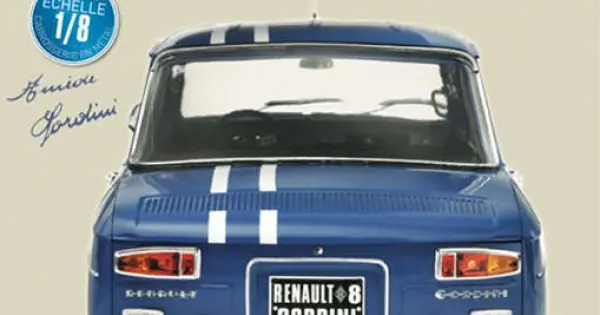 Calitate înaltă Macheta auto Renault 8 Gordini KIT Nr.32, scara 1 8 Eaglemoss