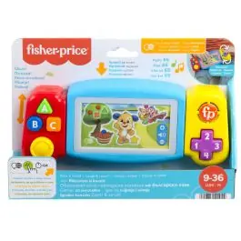 Consola de jocuri interactiva, Fisher Price, Rasuceste si invata, HNL56 Ofertă specială