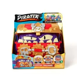 Set de joaca cu figurine, Piratix, Monster Treasure Ofertă