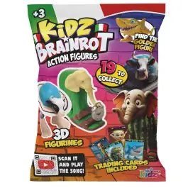 Premium Figurina surpriza 3D si carduri de colectie, Kidz Brainrot, 12.5 cm