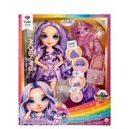 Papusa Rainbow High, Sparkle Slime, Violet Willow, 120223EU Disponibil imediat