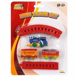 Set mini trenulet cu sina, Maxx Wheels, 11 piese Ofertă limitată