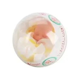 Papusa bebelus, Boubou, 12 cm, Galben Premium