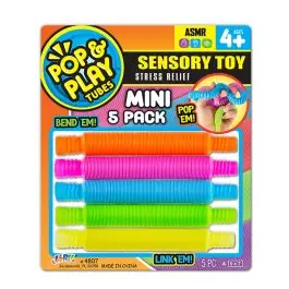 Set 5 mini tuburi flexibile, Jaru, Pop & Play Super ofertă