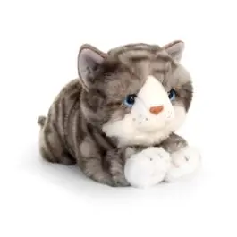 Disponibil imediat Jucarie de plus Keel Toys, Pisica gri, 32 cm